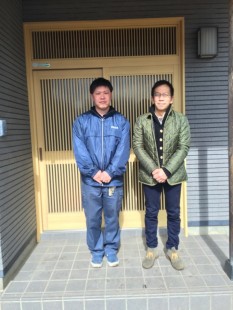 作業終了後、ご一緒に撮影。